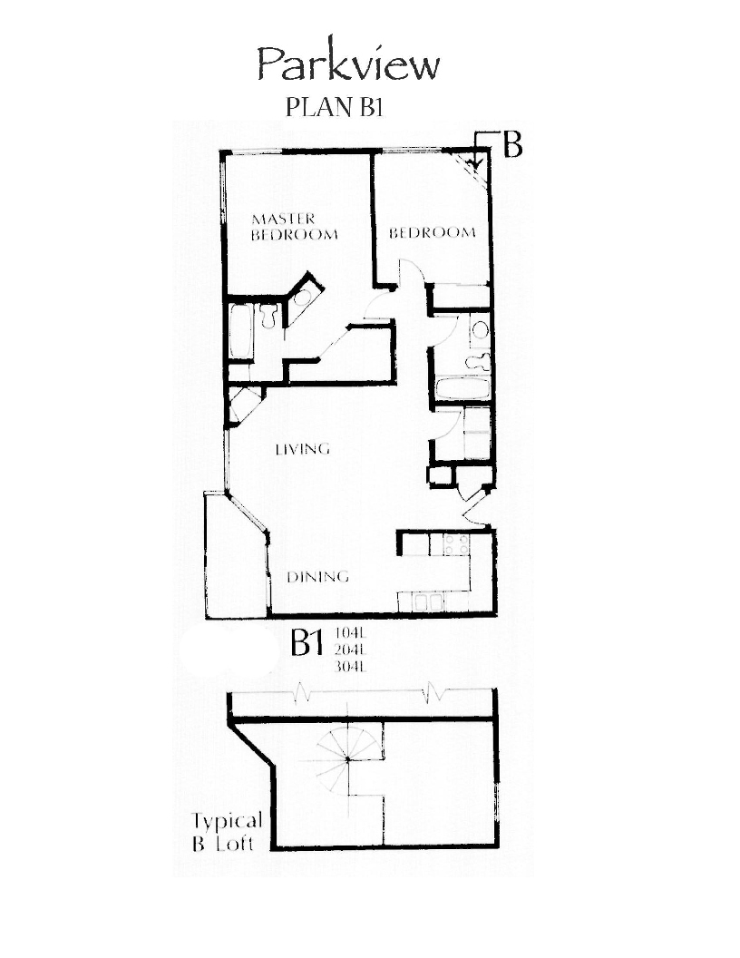 Parkview Floor Plan B 1