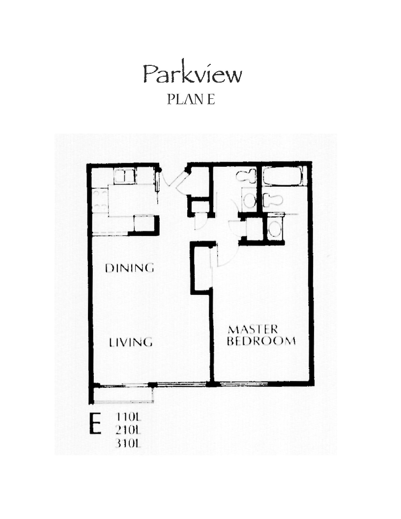 Parkview Floor Plan E San Diego Downtown Communities