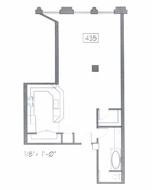 Samuel Fox Loft Floor Plan – 435