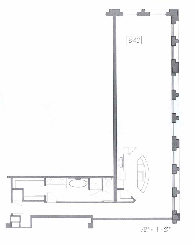 Samuel Fox Loft Floor Plan – 542
