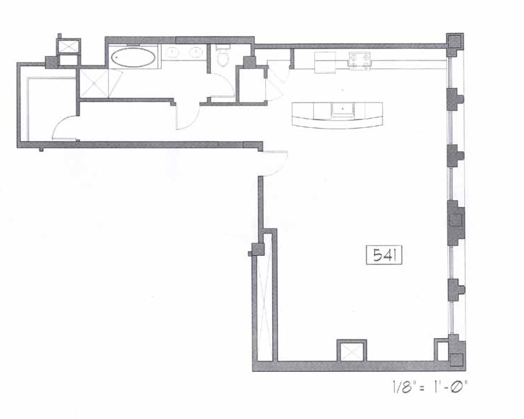 Samuel Fox Loft Floor Plan – 541
