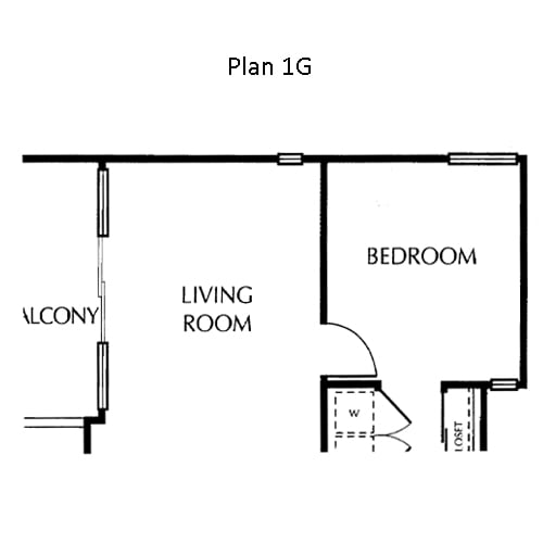 The Mills Floor Plan 1G