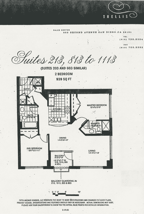 Trellis Floor Plan 2 Bed – 213