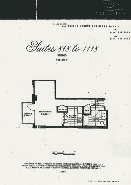 Trellis Floor Plan Studio 818
