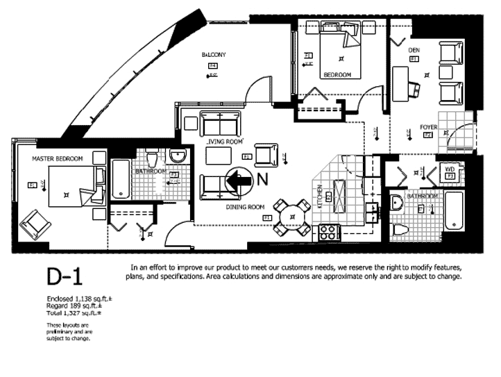 Vantage Point Floor Plan D1